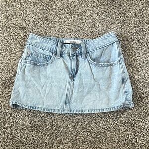Hollister Blue Mini Skirt Casual